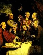 Sir Joshua Reynolds members of the society of dilettanti Spain oil painting artist